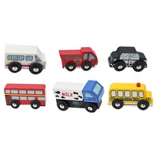 mentari 生活車隊軌道配件, 色彩多樣，鮮豔豐富, 學習交通工具的知識, 無毒無害, 1組, 18.8 x 4.5 x 15cm