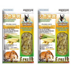 Pet Village 魔法村 小動物天然玉米筍乾 110g, 適合所有小動物和囓齒動物, 嚴選天然食材, 2包