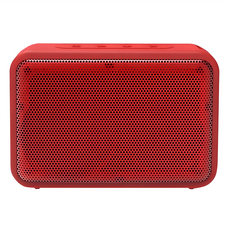 KINYO 繽紛隨行藍牙讀卡喇叭 附USB充電線 + 掛繩 115 x 80 x 38mm 205g, BTS-731, 紅色