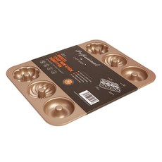 CHEFMADE 學廚 多拿滋12連甜甜圈模 WK9223 - 3款造型花樣 不粘, 1個