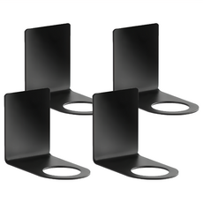 小麥購物 沐浴乳掛架 經典黑 小孔徑款 70g, 7 x 6 x 5cm, 4個