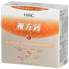 HAC 永信藥品 穩固鈣粉 Set, 2.5杯牛奶的一日鈣質配合, 5g, 30包, 1盒