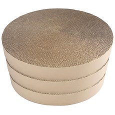 Healing Time 休閒平板型貓抓板替換用, 3個, 棕色