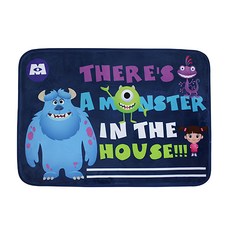 MONSTERS INC. 怪獸電力公司 文字絨毛地墊, 65 x 45 x0.5cm