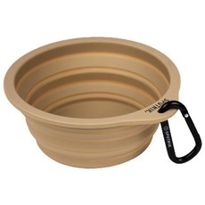 SPUTNIK 斯普尼克 寵物外出碗, 卡其色, 1個