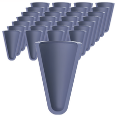 Apple Pencil 專業筆尖套 一代/二代通用, 深藍色, 80個