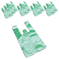 綠色背心袋 32*57cm 5斤袋 一包重量7兩, 10包, 10入