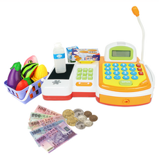 kidmate 孩子王 歡樂感應收銀機，3歲以上適用, 黃色, 1盒