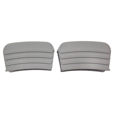 cook power 鍋寶 矽膠隔熱把手套2入組，防滑條紋設計，附掛孔方便懸掛, 灰色, 1組