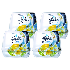 glade 滿庭香 除臭清香凝膠, 清新檸檬香氣, 濃度可自行調整, 180g, 4罐