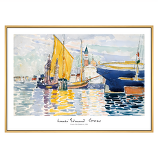 菠蘿選畫所 亨利．愛德蒙．克羅斯 威尼斯 朱代卡 AVAR5759D, 木色