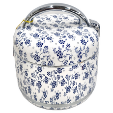 GOLDEN FIRE 火牌 1.5L 燜燒鍋 ABS 304不鏽鋼外鍋 19cm*19cm*H20cm，PP內鍋 15cm*15cm*H5cm, 青花瓷, 1個