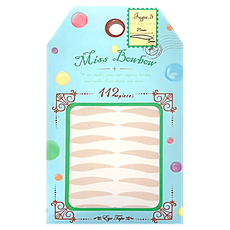 Miss Bowbow 撥撥小姐 3M雙眼皮貼 直徑25 x 5mm 112片, 5號防眼尾下垂, 1盒