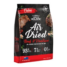 ABSOLUTE HOLISTIC 全齡犬 鮮食肉片, 放牧牛 + 放牧鹿 + 綠貽貝 + 牛磺酸, 1kg, 1袋