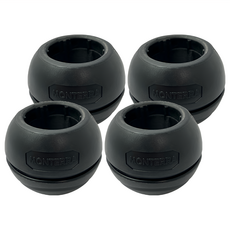 MONTERRA Chair Ball 椅角球 CVT2折疊椅通用, 黑色, 4個