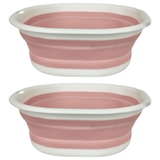 小號折疊收納盆 Set 26*26CM PP+TPR材質 2023年12月製造, JCC9286, 1組