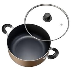 和平FREIZ 鍋雙柄壺 28cm RB-2505 燉鍋, 棕色 + 黑色, 1個