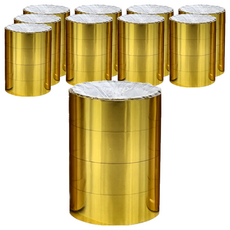 polar bear 北極熊 小彩色晶晶膠帶 RAT1203K 12mm, 金色, 40捲