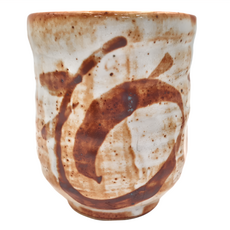 鼠志野手握杯 日本製, XL12101-26A, 1個