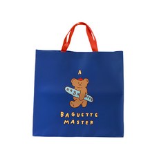 Romane corp. 防水手提購物袋, 450 x 290 x 430mm, 藍色, 1個