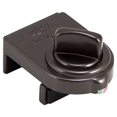 GUARD 小安全鈕型 兒童安全鋁窗鎖, 棕色, 1個