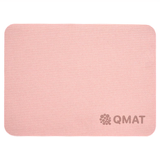 QMAT 30mm運動跪墊 抗菌款 輕便好攜帶 雙面雙壓紋設計 止滑 易於清潔 除臭功能, 櫻花粉, S(40 x 30cm), 1個