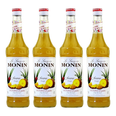 MONIN 莫寧 鳳梨糖漿, 700ml, 4瓶