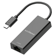 EDIMAX V2 USB Type-C轉2.5G超高速網路卡 EU-4307 輕巧便攜 隨插即用, 1個