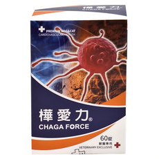 CHAGA FORCE 樺愛力 400mg 60顆, 維持免疫力，保護身體機能；保護正常細胞， 幫助抵抗自由基對身體的傷害；降低氧化壓力。, 1罐