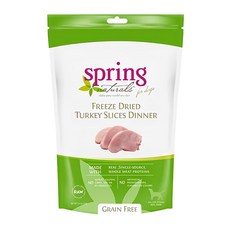 Spring 曙光 全齡犬 無穀凍乾生食餐, 火雞肉餅, 453g, 1包