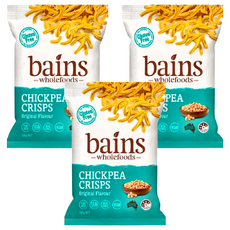 bains wholefoods 鷹嘴豆脆片 原味 無麩質, 100g, 3包