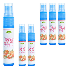 novopin 廁所禮儀芳香噴霧, 簡單噴灑除臭 輕巧精緻設計 攜帶外出方便, 蜜桃香, 12ml, 6瓶