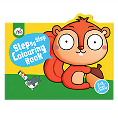 JoanMiro 2-3基礎塗鴉本 JA93450, 專為幼兒設計，啟發色彩認知，培養藝術天賦, 1本