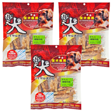 御天犬 潔牙雞胸肉捲 U10, 全犬種適用，愛犬用健康機能補助食品，台灣製造, 雞胸肉, 3包