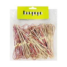 bargogo 紅色剪刀串 (12公分), 100支 竹製, 1包