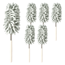 BEER BEAR 皮久熊 彎曲水洗清潔撢子, 顏色隨機, 6個