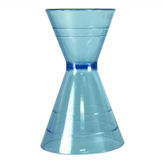 bargogo 巴果果 塑料量杯, PS材質, 1 1/2 & 3 oz 容量, 藍色, 1個