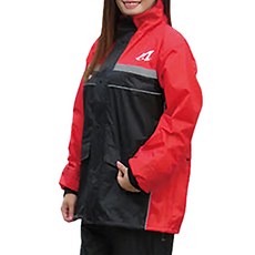 Moto cap 鈦鴻 勁裝版 運動風雨衣 M203, 紅色