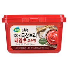 SING SONG 大麥辣椒醬 100%韓國產大麥製成, 1kg, 1盒