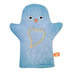 JAR嚴選 兒童加厚雙層搓澡神器-小藍沐浴組 柔軟材質 可愛造型 寶寶愛上洗澡, 小藍 款式隨機, 1組