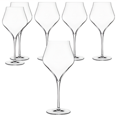 Luigi Bormioli Supreme 無鉛水晶 勃根地紅酒杯, 650ml, 6個