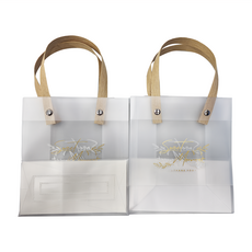 PP磨砂袋 燙金L 13.5*7*15，10個入, L(13.5 x 7 x 15cm), 燙金色, 1組