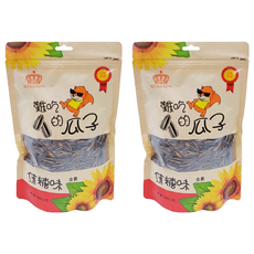RIH RIH WANG 難吃的瓜子, 焦糖味 全素, 500g, 2包
