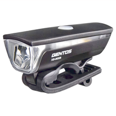 GENTOS 自行車燈 XB-805R 適用管徑22-31mm IPX4防水防塵等級 160流明 USB充電, 黑色, 1個