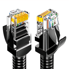 山澤 Cat.5e 無屏蔽高速傳輸八芯雙絞鍍金芯網路線 3M, 1條, 黑色