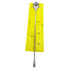 bargogo 巴果果 水滴匙攪拌匙 SOOB-14-30, 銀色, 1支