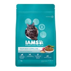 IAMS 愛慕思 健康優活 室內貓體重管理及化毛營養配方乾糧, 玉米, 1kg, 1袋