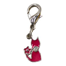 CrazyPAWS 瘋狂爪子 水晶吊飾 俏貓咪, 俏貓咪 粉紅色, 1個