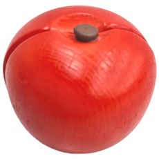 WOODY PUDDY 木質多感體驗教具 3歲以上, 蘋果 紅色, 1個