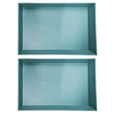 水幻奇境 折疊式寵物飼養箱，藍色托盤, 1組